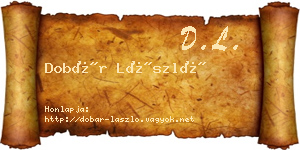 Dobár László névjegykártya